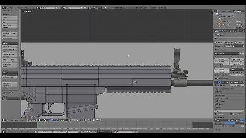 FN Scar-H Speed Modelling (Blender 3D)