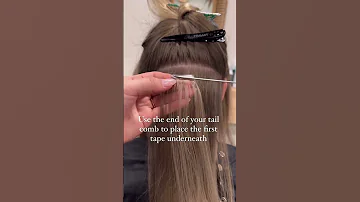 How To Install Tape In Hair Extensions With Such Satisfying Precision 