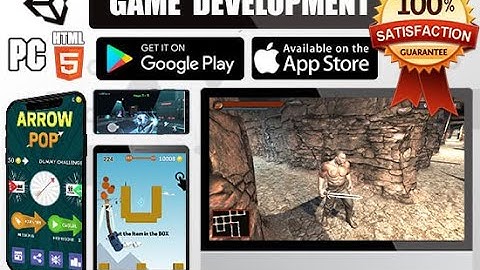 I will develop game in unity 3d 2d for android ios web PC