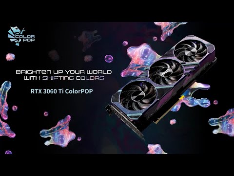 Palit GeForce RTX 3060 Ti ColorPOP | The First Ever Color-Shifting Graphics Card!