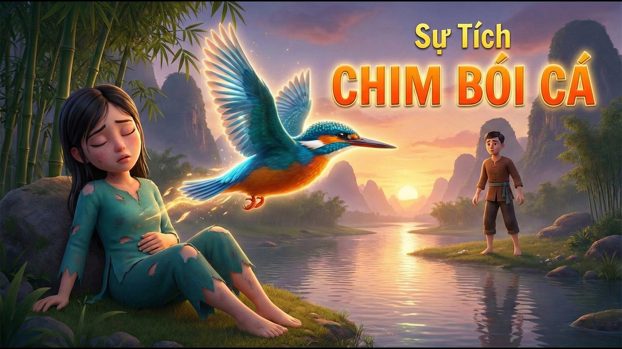 Sự tích Chim Bói Cá (Cổ Tích Việt Nam) | Hẻm Cổ Tích