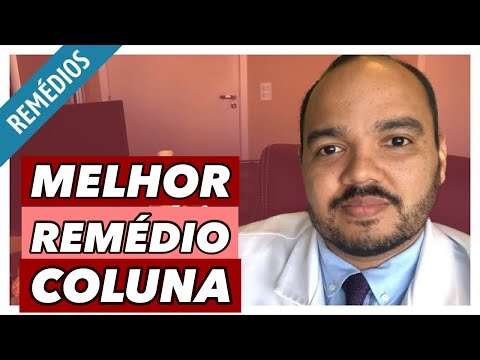 MELHOR REMÉDIO PARA DOR NA COLUNA?