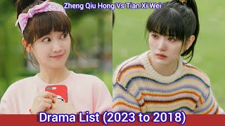 Zheng Qiu Hong Vs Tian Xi Wei | Drama List (2023 to 2018) |
