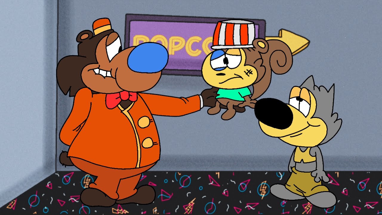 Box Office Bums | The Benny the Bunny Show #6 - Sammy and Wise try to sneak into the Riverwood Movie theater but little do they realize Barry the Bear, an employee at the theater is watching them