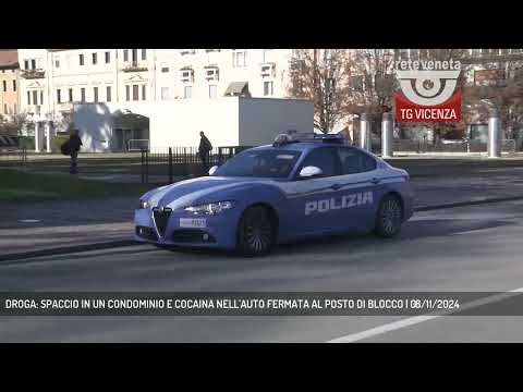 DROGA: SPACCIO IN UN CONDOMINIO E COCAINA NELL'AUTO FERMATA AL POSTO DI BLOCCO | 08/11/2024