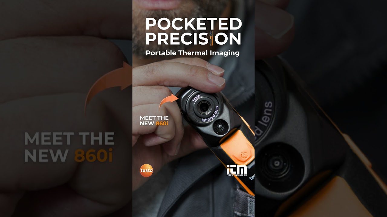 🔥 See invisible threats with the Testo 860i Thermal Imaging Camera 