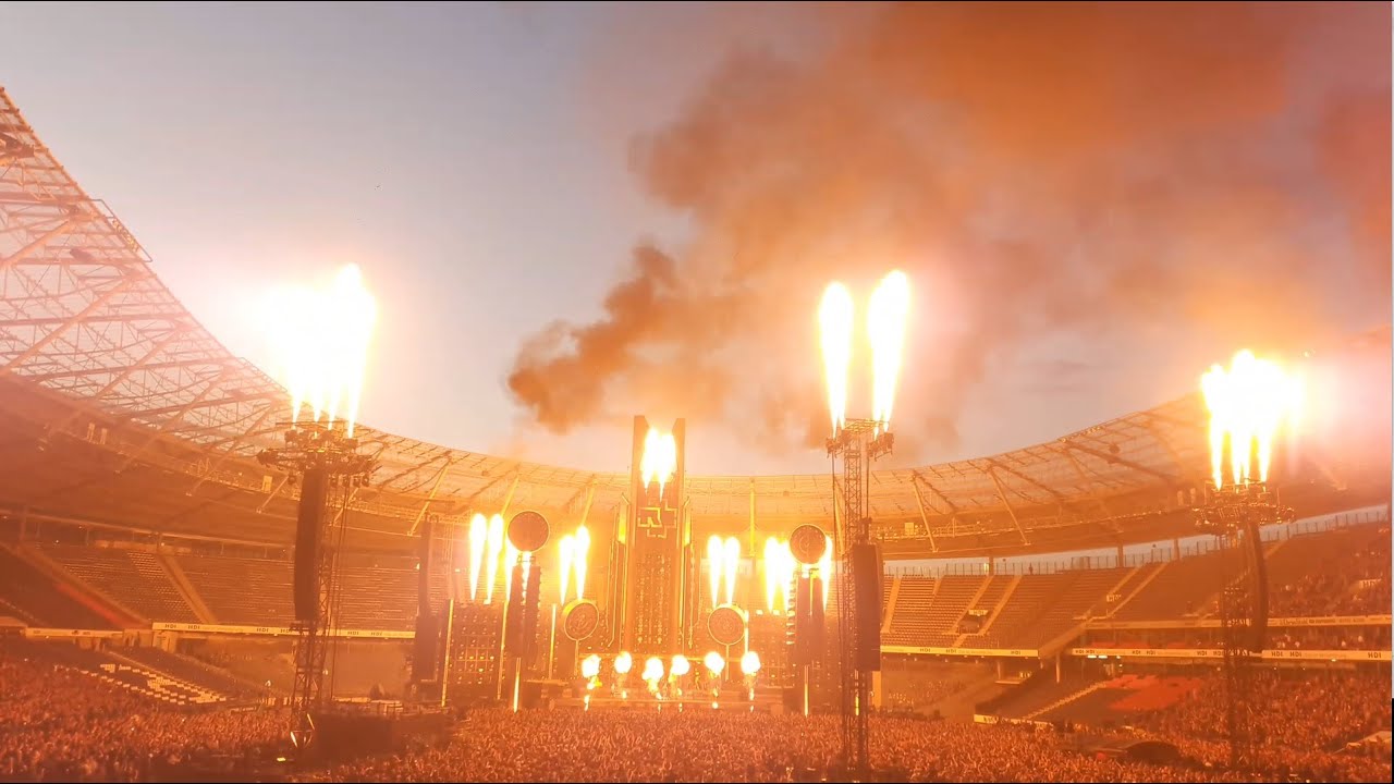 Rammstein - Sonne (Live) - Hannover - Europe Stadion Tour 2019 - YouTube