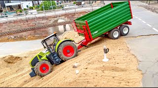 Tractors, Rc Trucks And Excavators At Work!