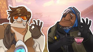 СМЕШНЫЕ МОМЕНТЫ НА АНЕ | OVERWATCH