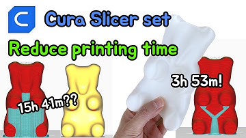 Faster! Reduce 3D printing time with Cura slicer Set! Speed up Tip!
