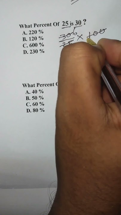 what-percent-of-25-of-30-maths-youtube