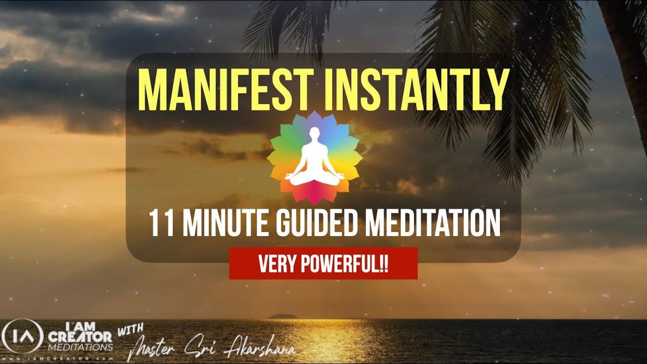 11 Minute Guided Meditation to Manifest What You Want in Life | INSTANT RESULTS! [MUST TRY!!]