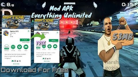 How To Download RipTide GP2 Mod APK // Just- 53MB // By - aLL iN ONe //