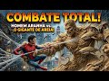 HOMEM ARANHA VS  HOMEM AREIA  BATALHA ÉPICA#spiderman #sandman #marvel #batalha #gameplay