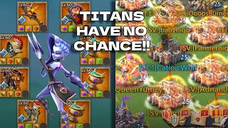 I Gave The Chinese Titans No Chance! Titan Trap Caps Them All! Lords Mobile! screenshot 4