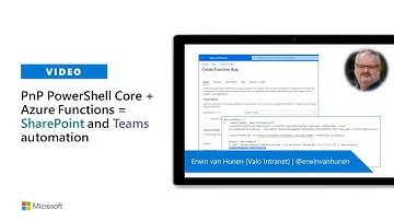 PnP PowerShell Core + Azure Functions = Easy SharePoint and Teams automation