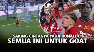 Merinding, Terharu & Bangga!! Mainoo & Garnacho Persis Tiru Selebrasi Ronaldo saat MU Juara FA CUP