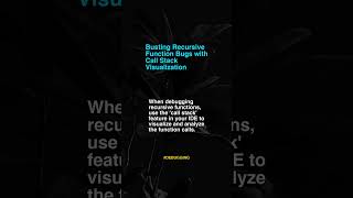 Busting Recursive Function Bug