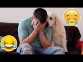 Funny Dog Reaction to me Crying - PRANK (BEST REACTION EVER)