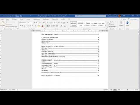 Risk Analysis-Paket – Vorlagenpaket Risikoanalyse