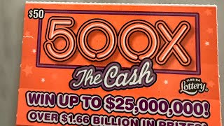 500X vs GoldRush Fl lottery scratch off manifesting $25,000,000