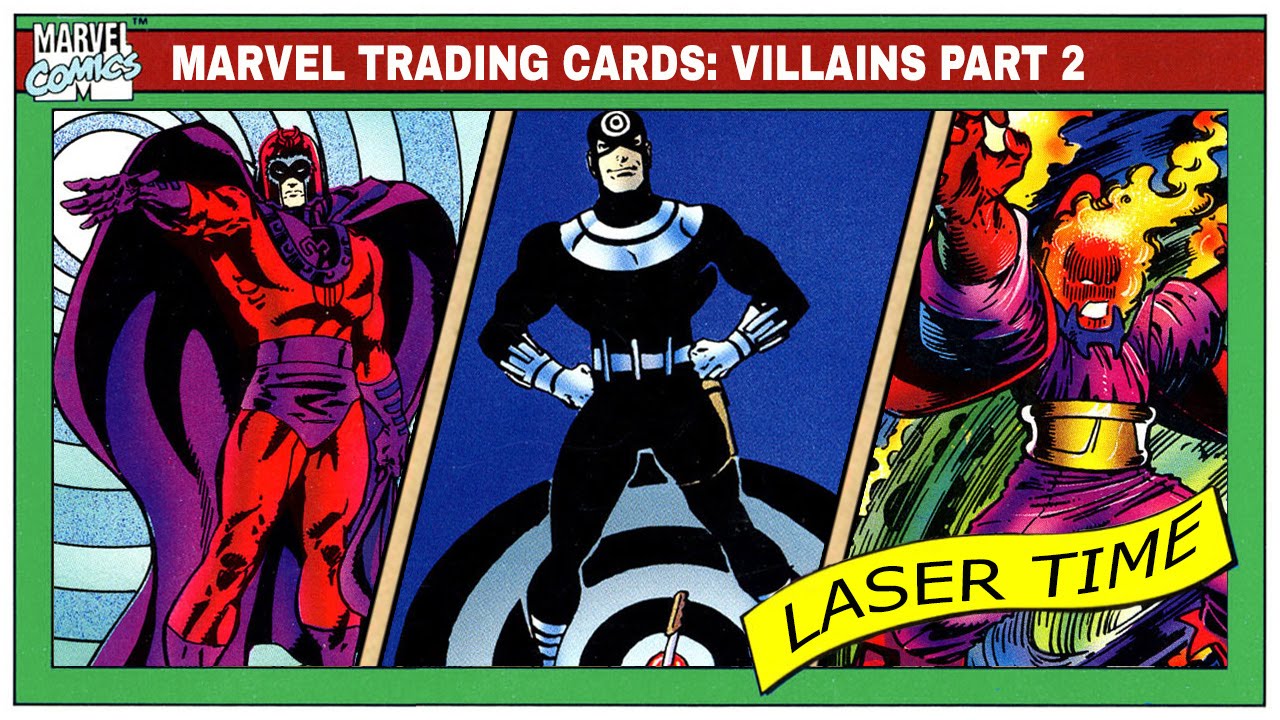 Marvel Trading Card Analysis - Super-Villains part 2 - YouTube