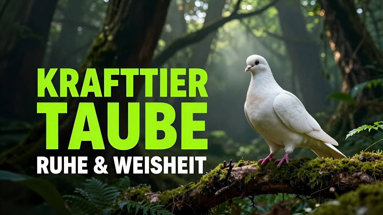 Krafttier Taube - Die Stille Kraft #krafttier #krafttiere #spiritanimal #tauben #mentalhealth