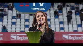 Video thumbnail of "Annalisa - Il Canto degli Italiani (Inno di Mameli) alla Finale di Coppa Italia del 19 Maggio 2021"