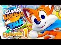 New Super Lucky's Tale Gameplay Walkthrough Part 1 - World 1 Sky Castle!