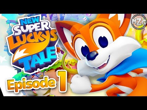 New Super Lucky's Tale Gameplay Walkthrough Part 1 - World 1 Sky Castle!