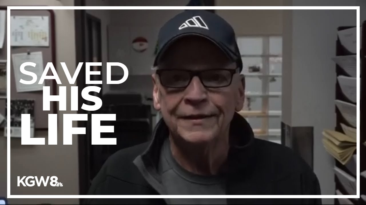 Man reunites with first responders who saved his life - YouTube