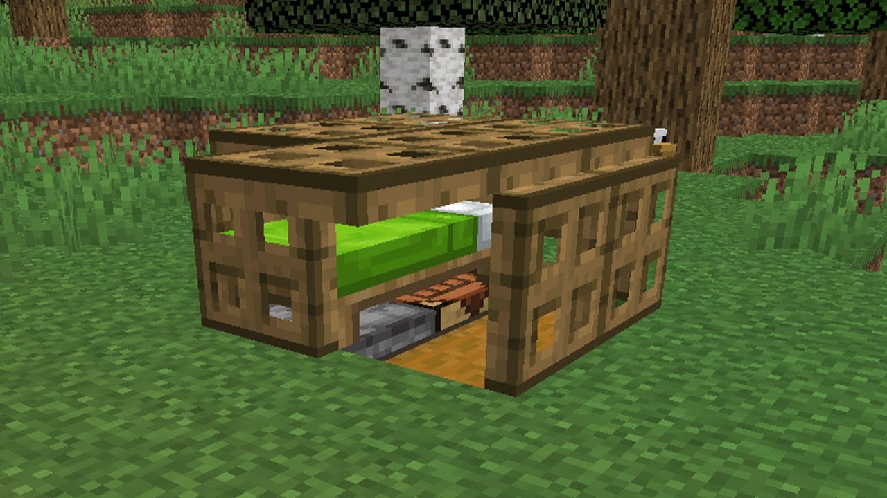 how to build a compact minecraft house - YouTube