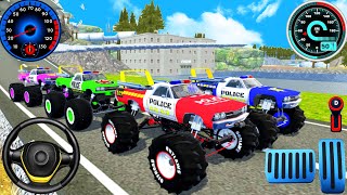 Juegos De Carros - Police Super Cars Impossible Driver #7 - Car Extreme Mega Ramp Gameplay. screenshot 3