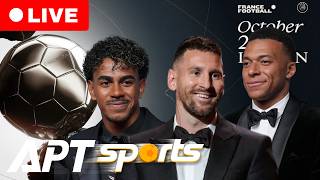LIVE: Ballon d’Or 2026 | Winners, Rankings & Reactions | Messi, Mbappé & Yamal | APT Sports