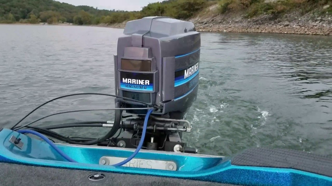 Mariner 150 drilled exhaust YouTube