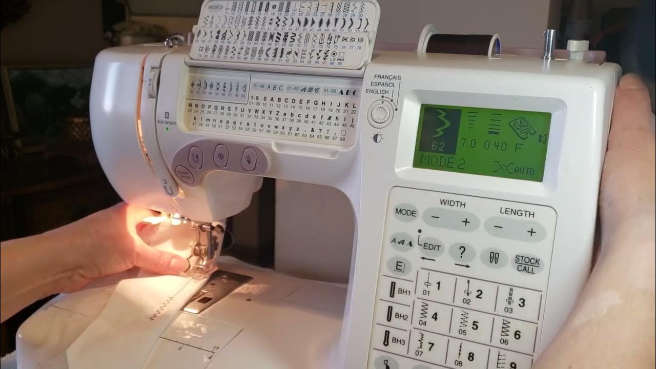 Sewing machine Kenmore 385.19606 YouTube
