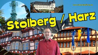 HARZ ! Stolberg/HARZ 🌄🏰🏛 Sehenswürdigkeiten und Stadtrundgang per Video🦋🏛Schloss*Rathaus*Fachwerk😃☕❤
