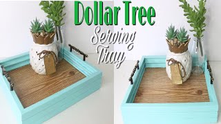 This dollar tree diy faux wood tray is perfect for who couldn't find
the supplies my wooden mirrored tray. serving tray/van...