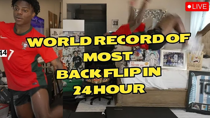 Attempting the MOST BACKFLIPS in 24 HOURS (WORLD RECORD)  #speed  #ishowspeed #ishowspeedshorts