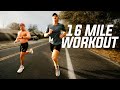 Sub 3 marathon workout  16 miles with paces