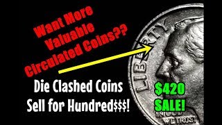 WORN 1989 ROOSEVELT DIME CLASH SELLS FOR $420!!  Easily Passed Up in Change!!