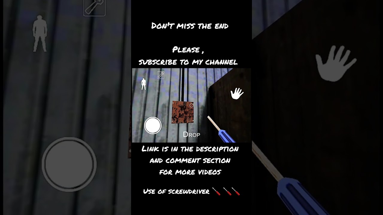 use of screwdriver 🪛 in granny v1.8.1(PART - 3)