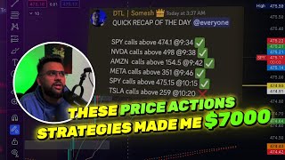 These Price Action Strategies Made Me $7000+ in Trading Today