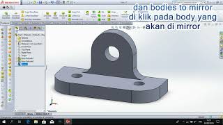 tutorial solidworks gambar 6.36 Cross feed stop
