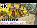 Exploring Fort Kochi Streets | Dutch Cemetery to Vasco Da Gama Square | Indian Streets 4K Walking