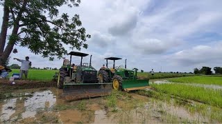 John Deere 5065E New driving Testing in Mud