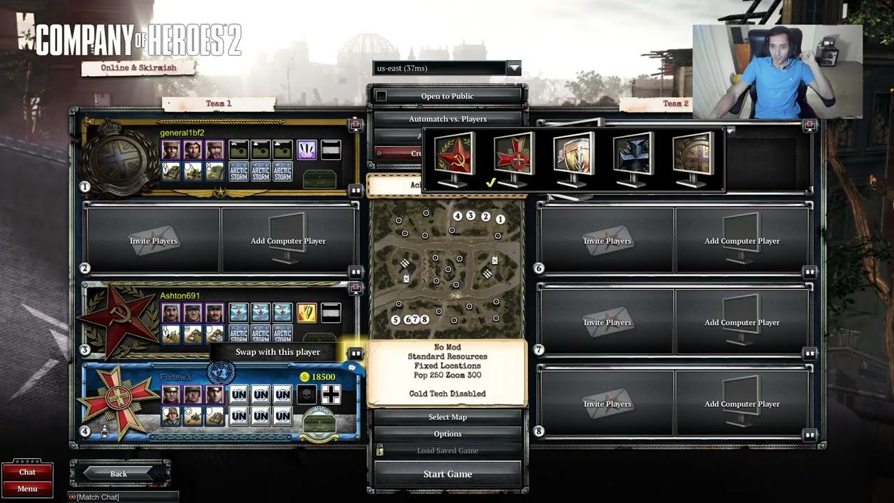 Company of Heroes 2 – 3v4 Achelous River Challenge Luftwaffe Doctrine showcase.