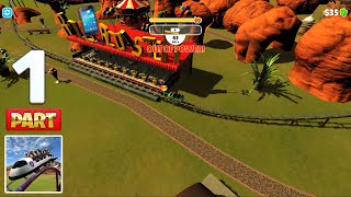 🆕 Max Level • Roller Coaster 3D Mobile Game Apk Gameplay Walkthrough Part 1 all levels  iOS Android screenshot 2