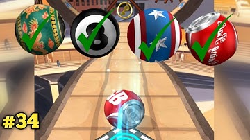 🏈Going Balls ; Super Speed Run Hard Walkthrough | Level 34 || los game || Arbaz Guru Gaming |