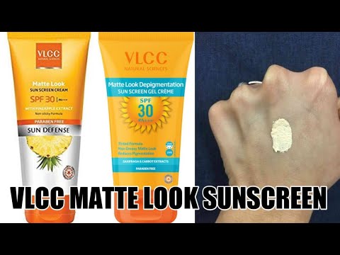 VLCC MATTE LOOK DEPIGMENTATION SUNSCREEN GEL CREAM SPF PA+++ REVIEW | BEST SUNSCREEN | SKINCARE